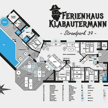 Klabautermann - Strandpark 39 格洛米茨